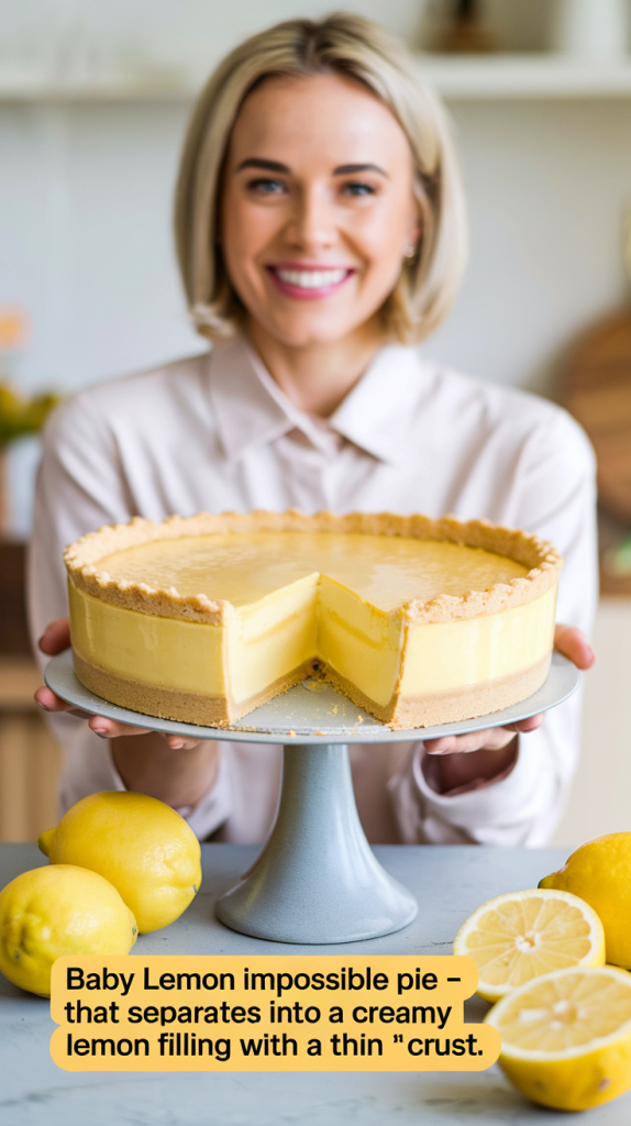 Baby Lemon Impossible Pie