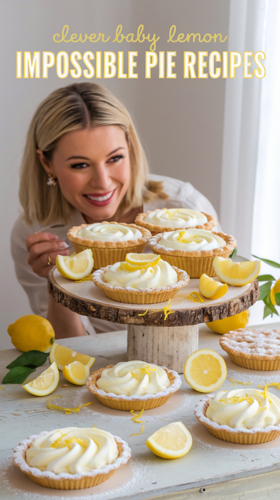 clever take on baby lemon impossible pies