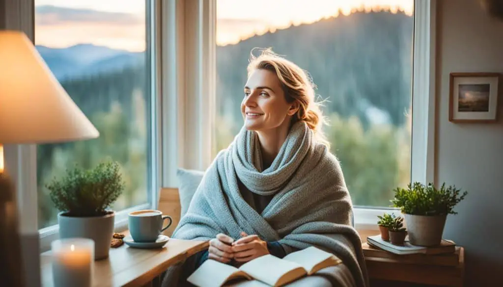 provides comfort and encouragement