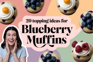 topping ideas for blueberry muffins