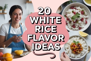 white rice flavor ideas