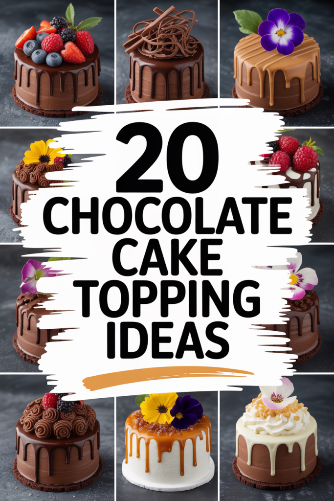 Chocolate Cake Topping Ideas