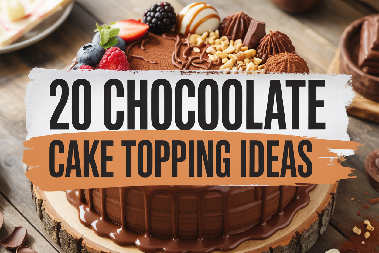 Chocolate Cake Topping Ideas