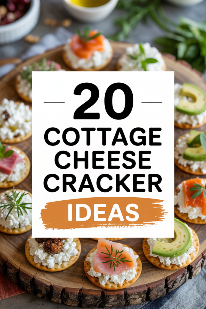 20 Cottage Cheese Cracker Ideas