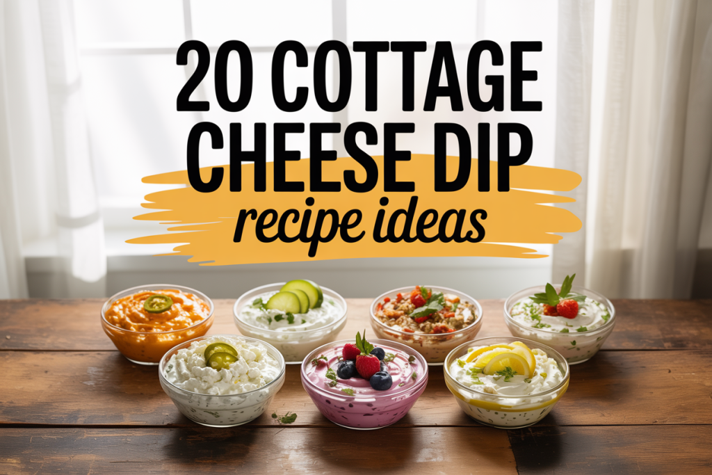 20 Cottage Cheese Dip Recipe Ideas