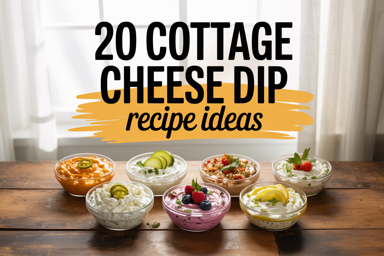 20 Cottage Cheese Dip Recipe Ideas