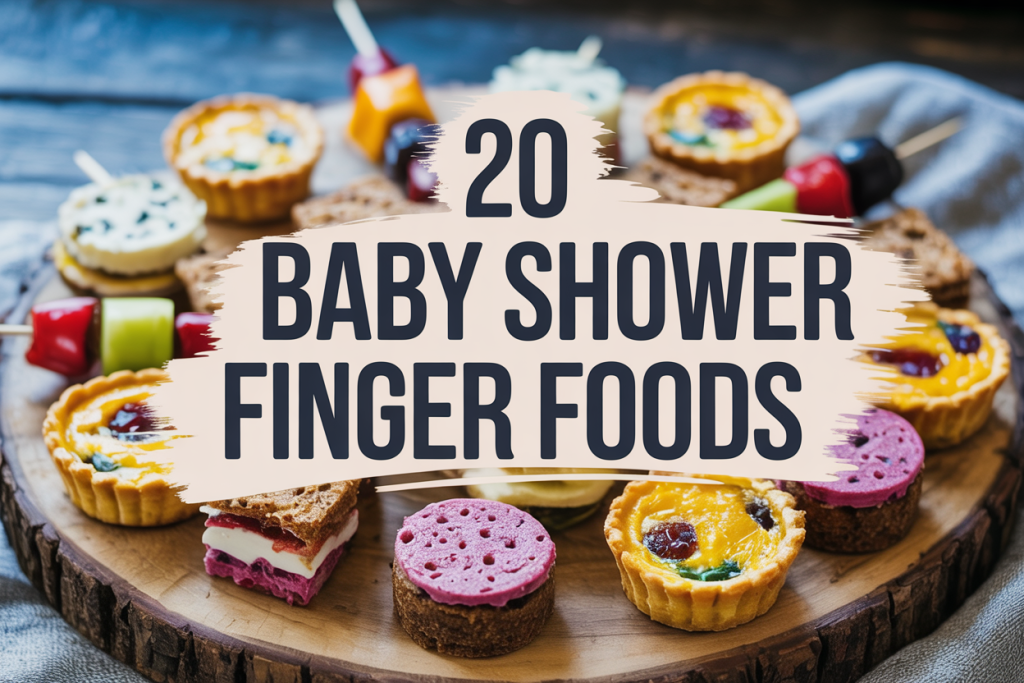 Baby Shower Finger Foods