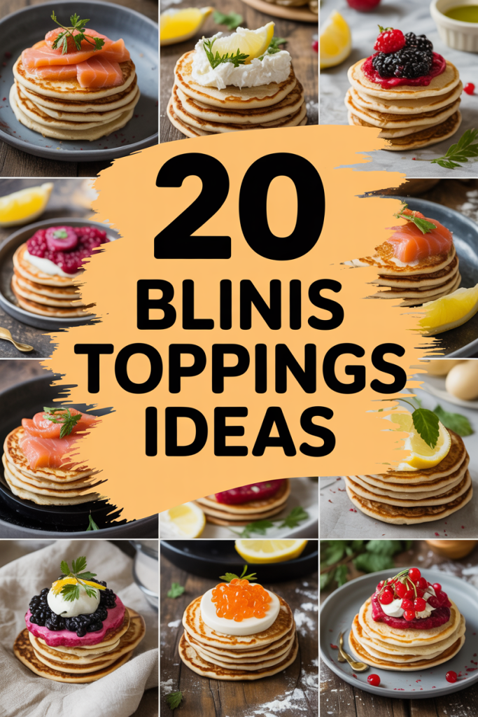 Blini Toppings