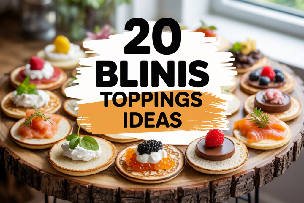Blinis Toppings Ideas