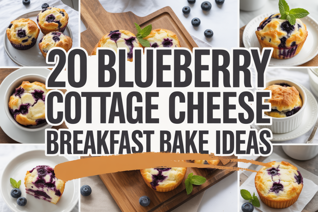 Blueberry Cottage Cheese Breakfast Bake Ideas