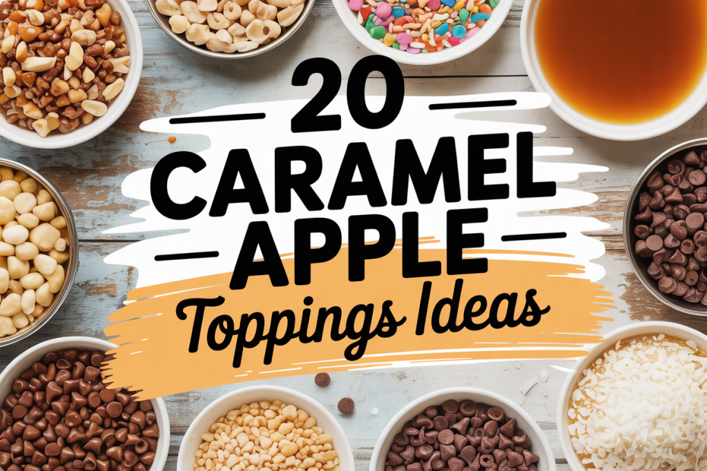 Caramel Apple Toppings
