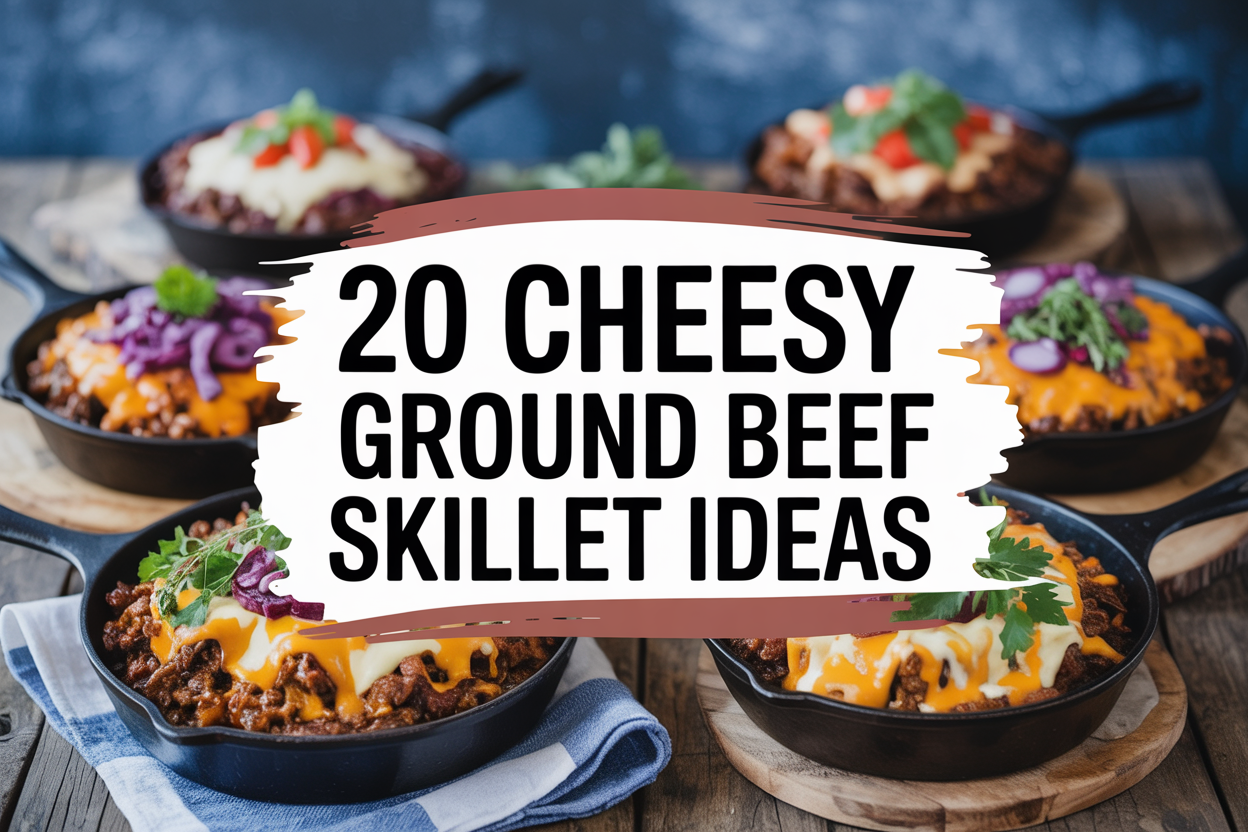 Cheesy Ground Beef Skillet Ideas