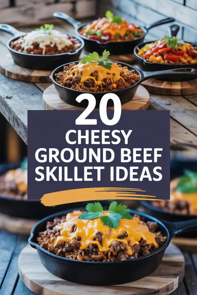 20 Cheesy Ground Beef Skillet Ideas