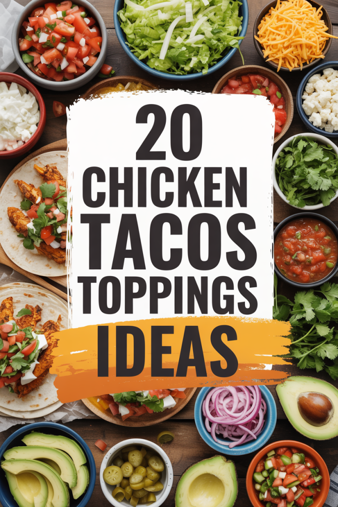 Chicken Tacos Toppings Ideas
