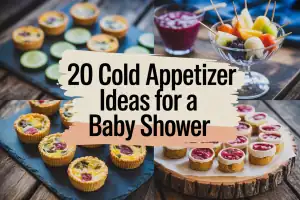 Cold Appetizer Ideas for a Baby Shower