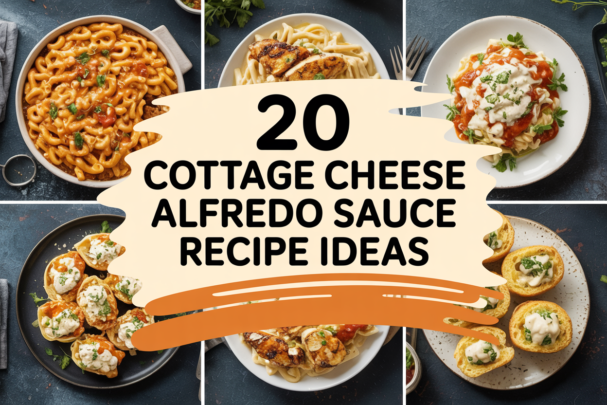 Cottage Cheese Alfredo Sauce