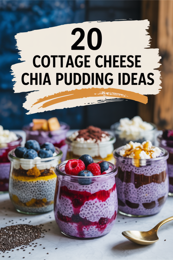 20 Cottage Cheese Chia Puddings