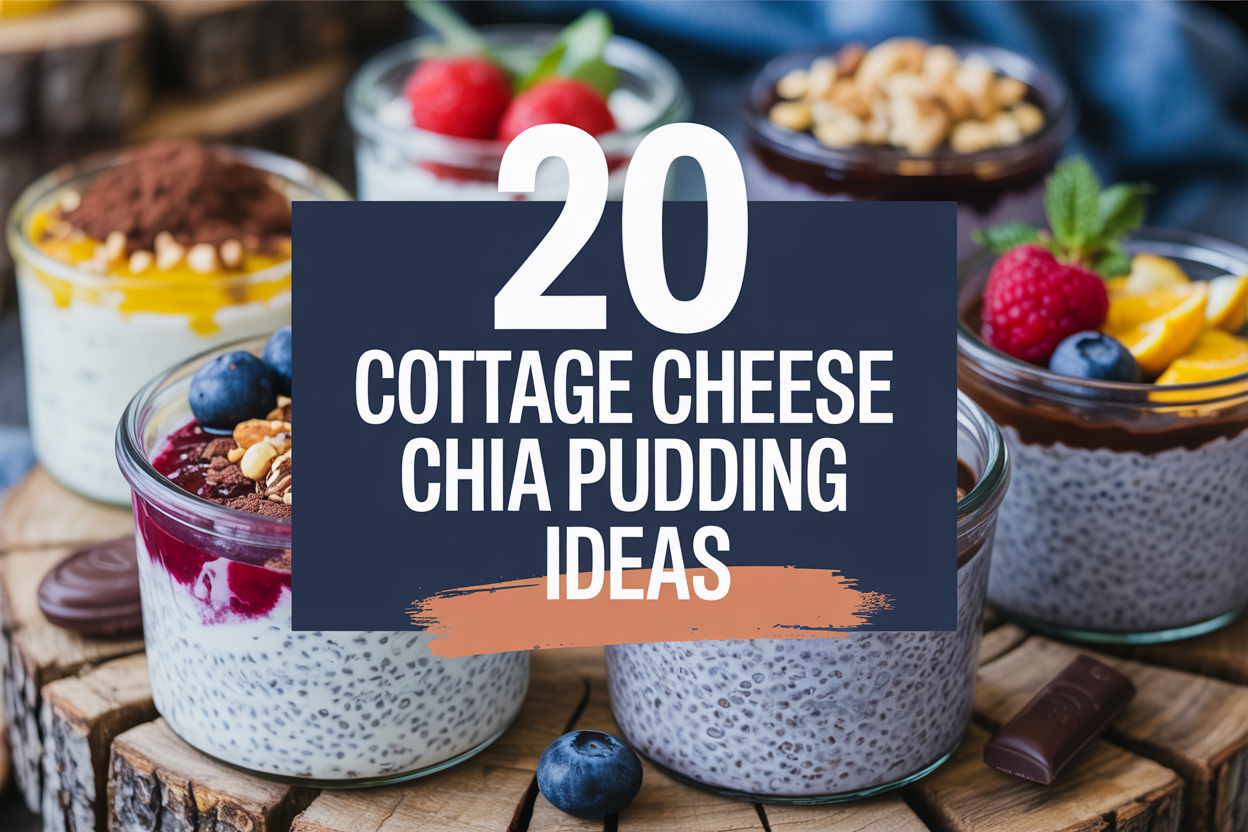 Cottage Cheese Chia Puddings