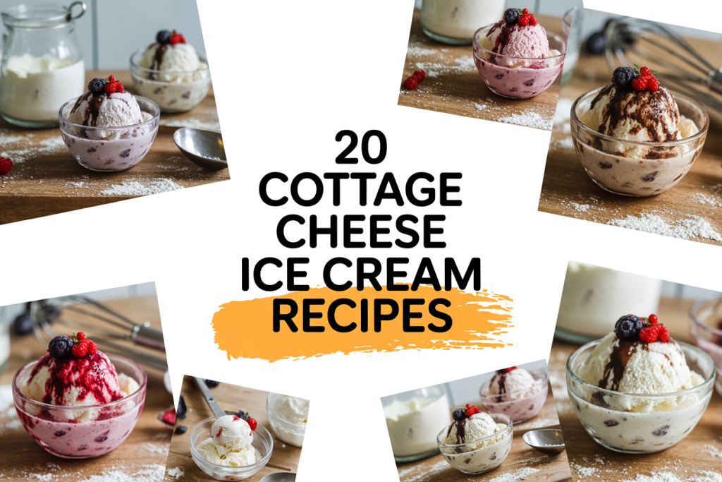 Cottage Cheese Ice Cream Recipes