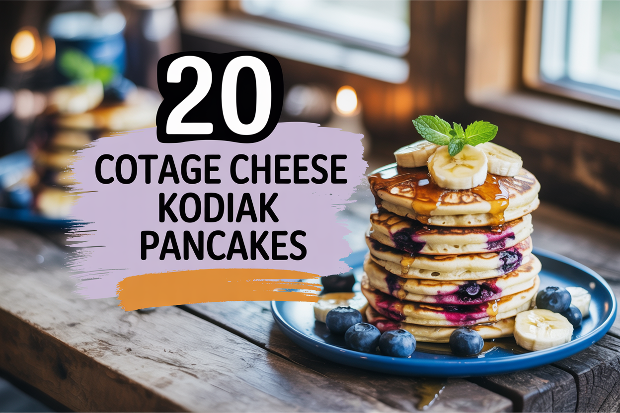 Cottage Cheese Kodiak Pancakes