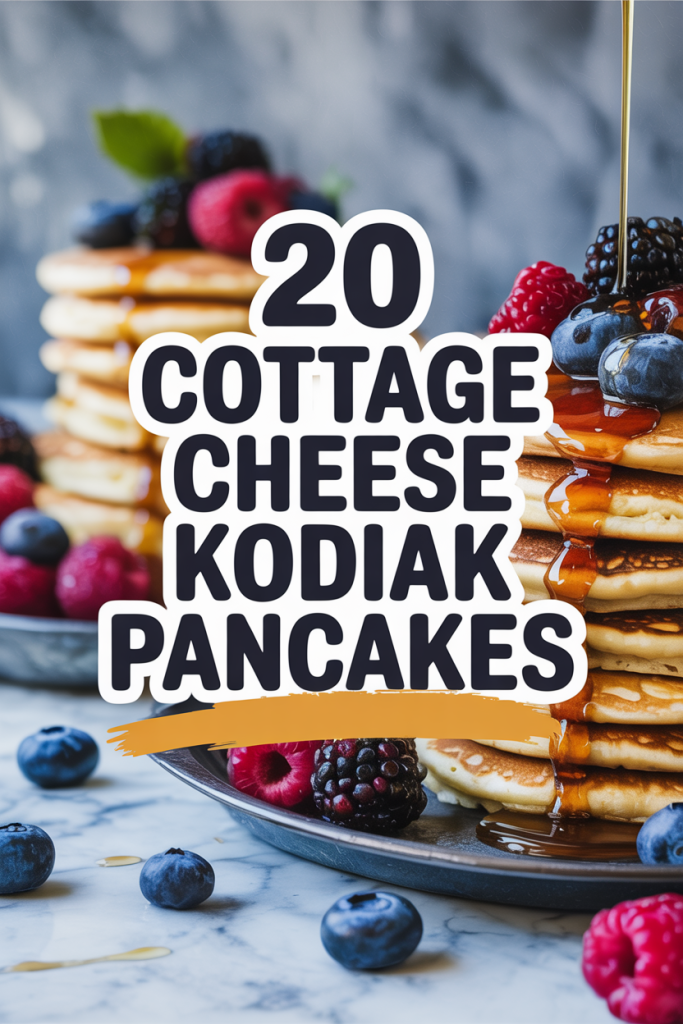 Cottage Cheese Kodiak Pancakes