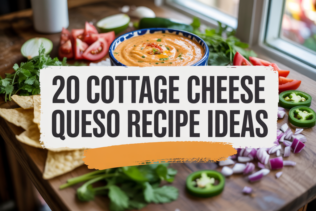 Cottage Cheese Queso Recipe Ideas