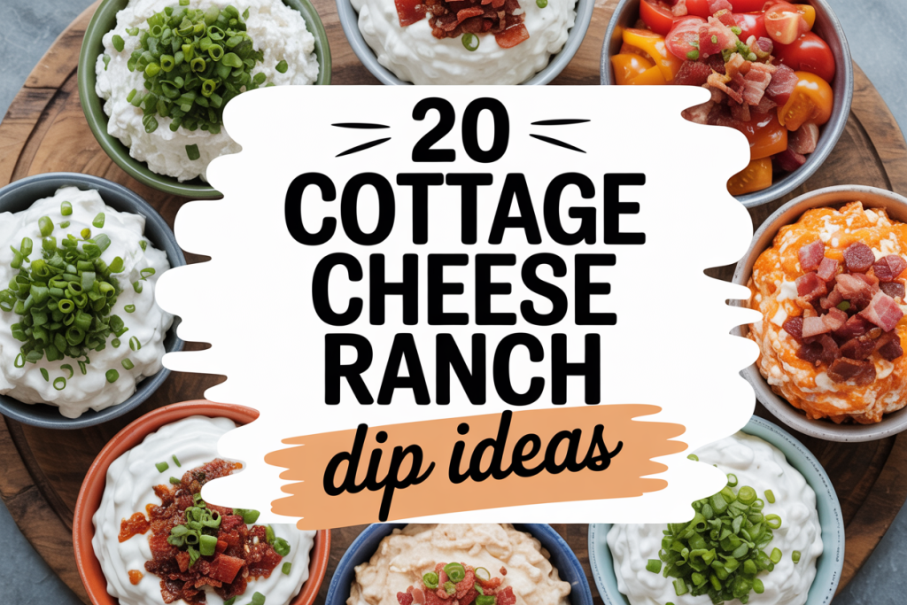 Cottage Cheese Ranch Dip Ideas
