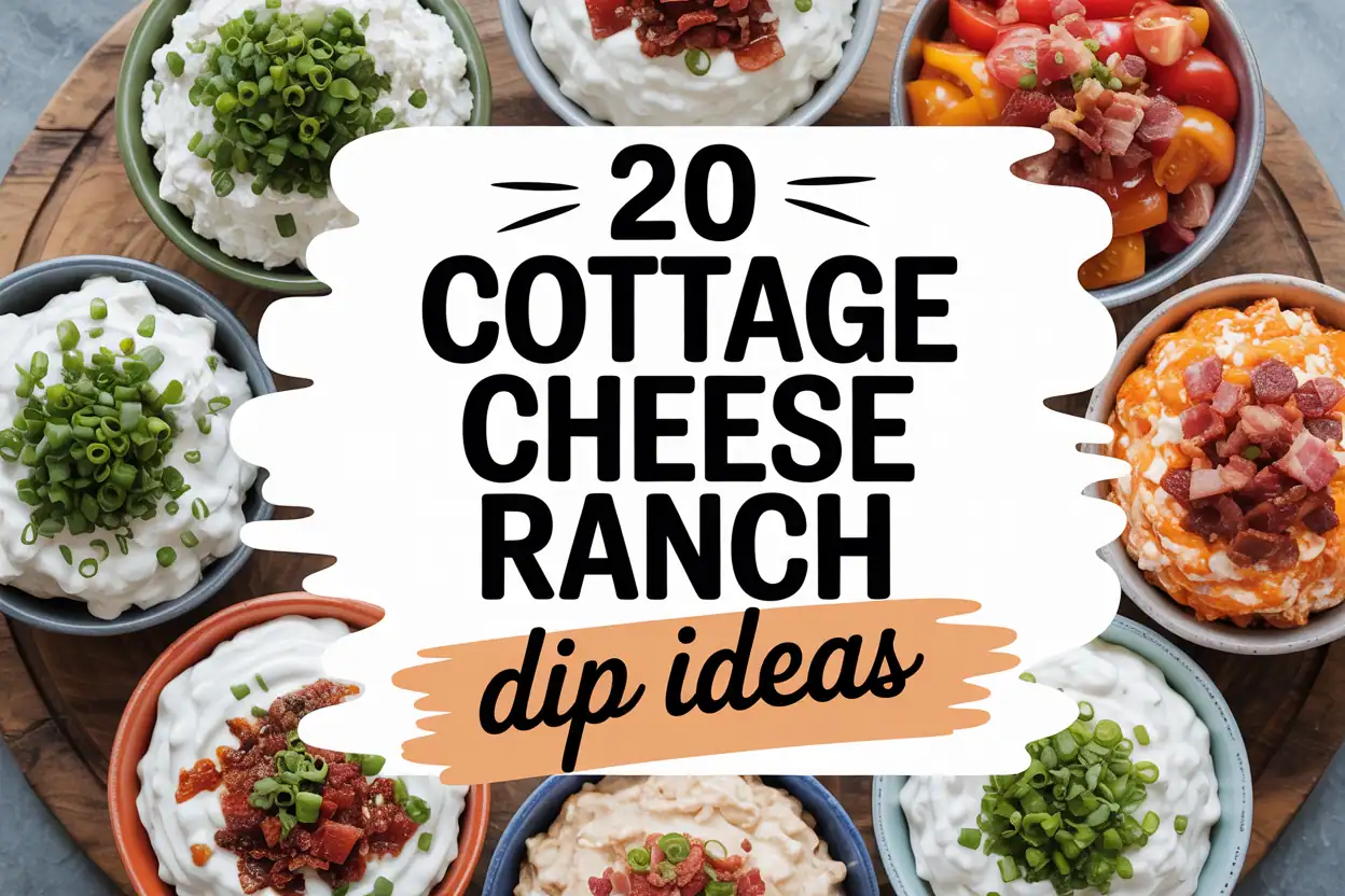 Cottage Cheese Ranch Dip Ideas
