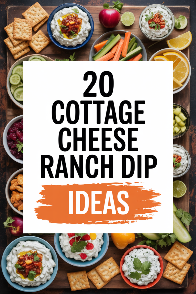 Cottage Cheese Ranch Dip Ideas