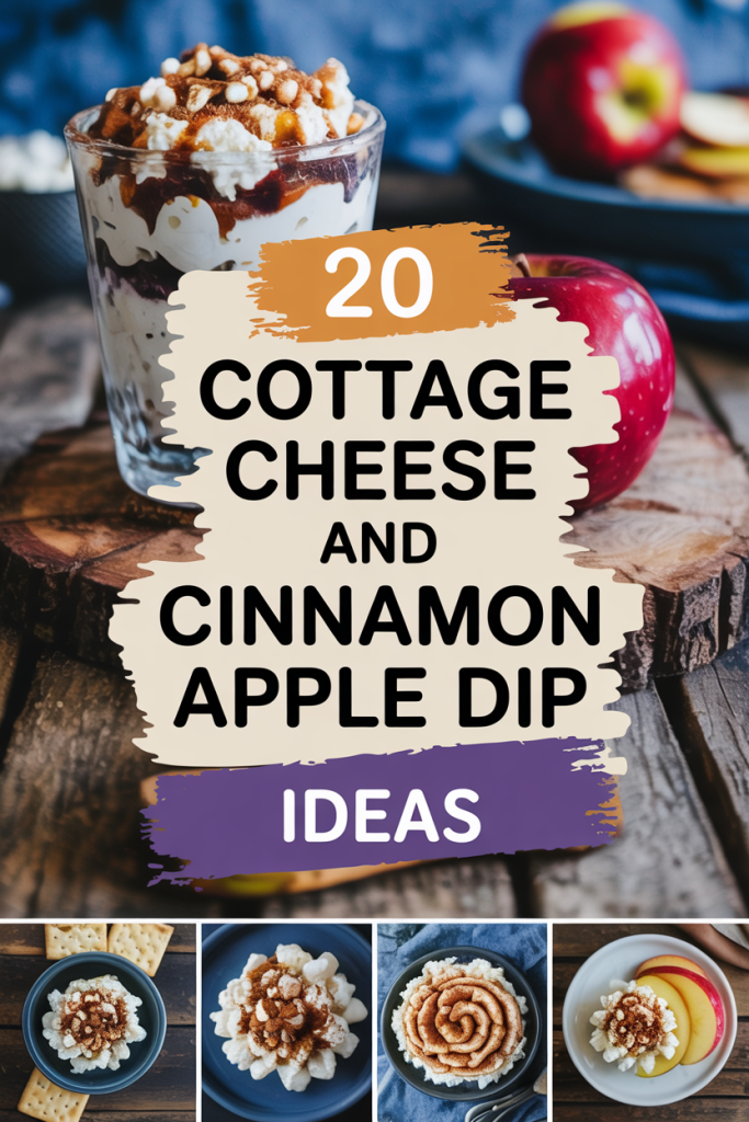 Protein-Packed Cottage Cheese and Cinnamon Apple Dip