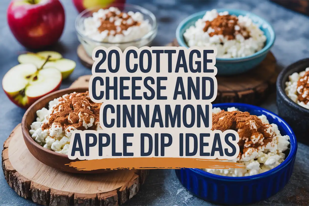 Cottage Cheese and Cinnamon Apple Dip