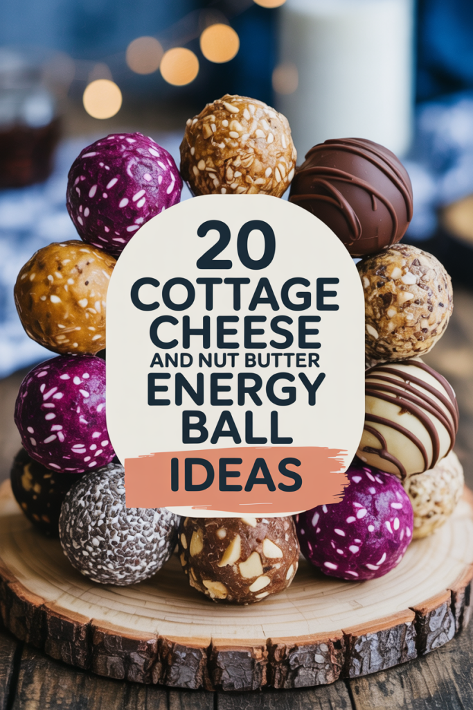20 Cottage Cheese and Nut Butter Energy Balls Ideas