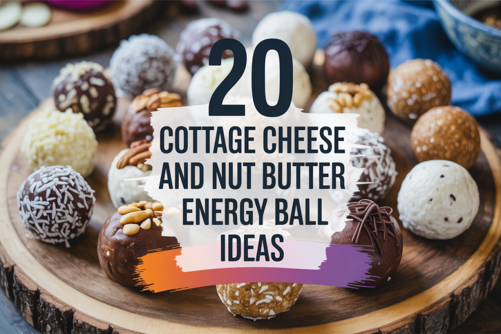 Cottage Cheese and Nut Butter Energy Balls