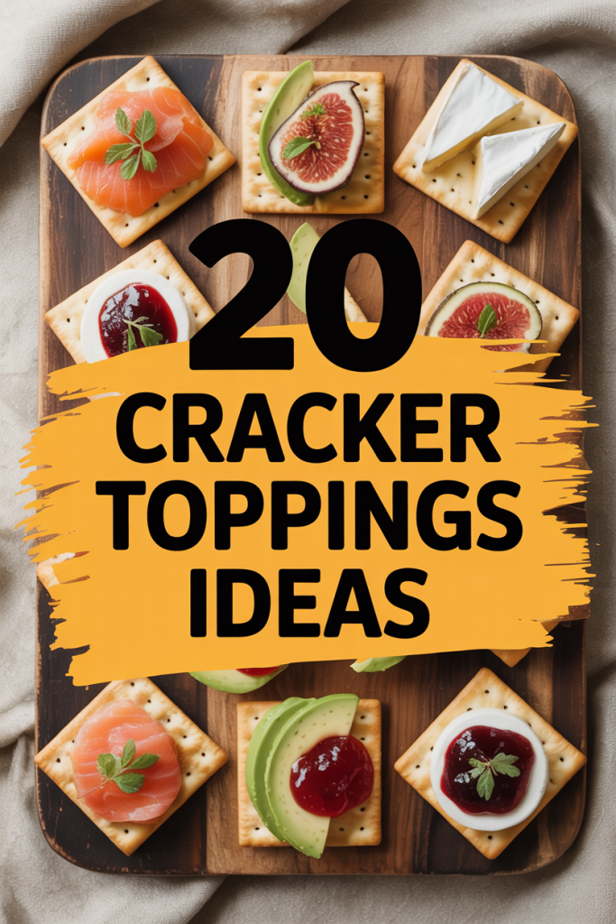 Cracker Toppings Ideas
