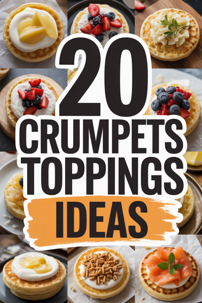 Crumpets Toppings
