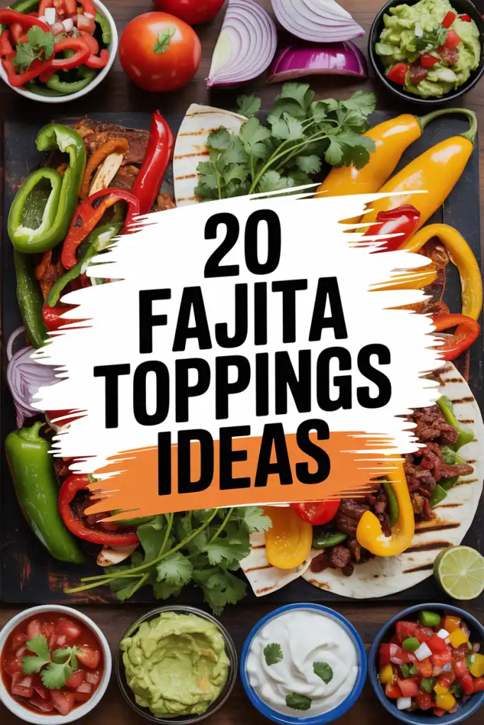 20 toppings will seriously up your fajita game