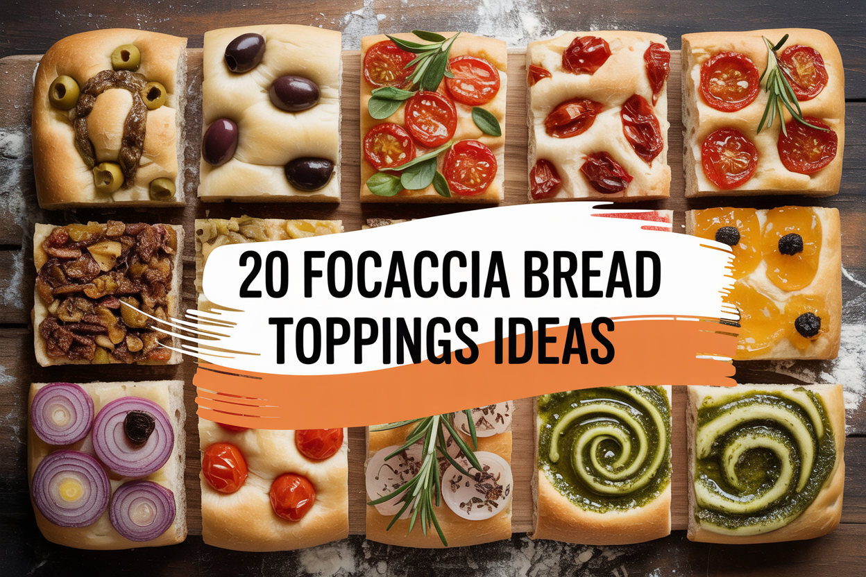 Focaccia Bread Toppings Ideas