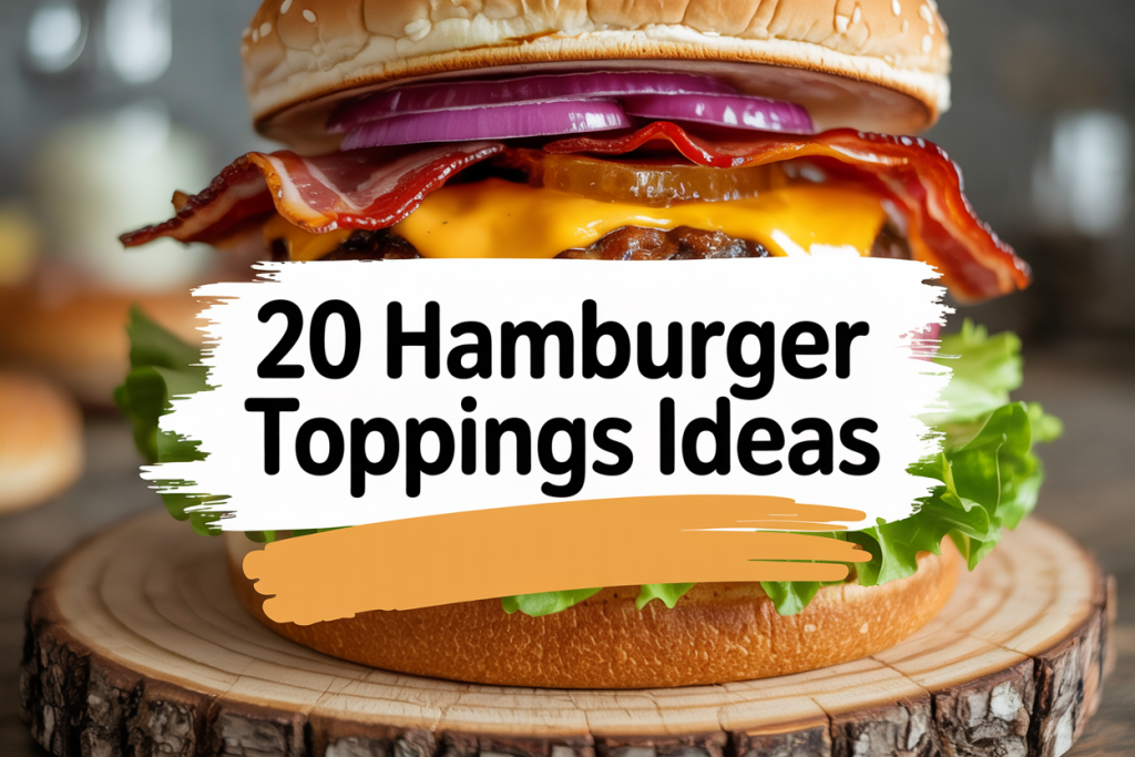 Hamburger Toppings Ideas