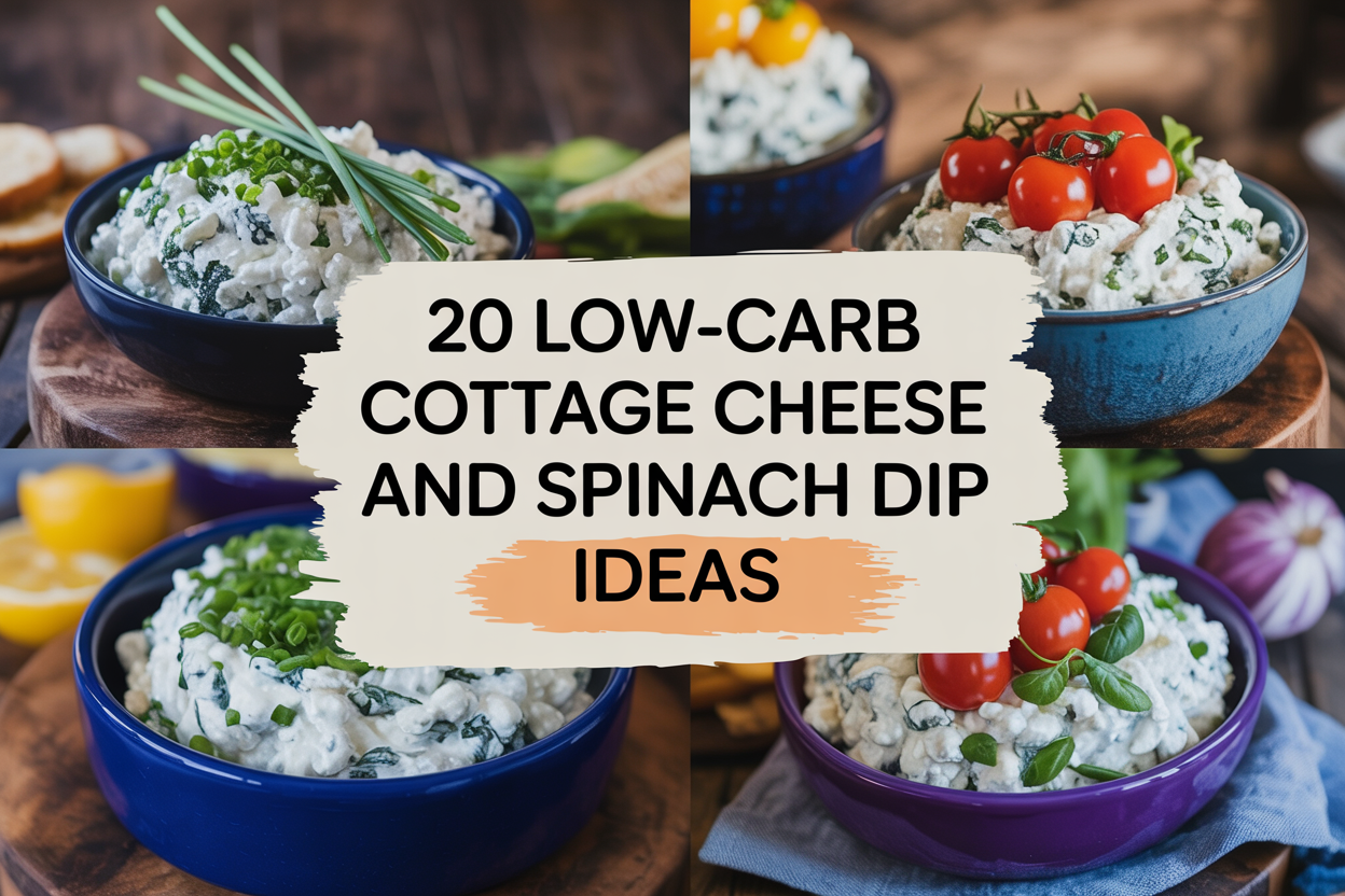 Low-Carb Cottage Cheese and Spinach Dip