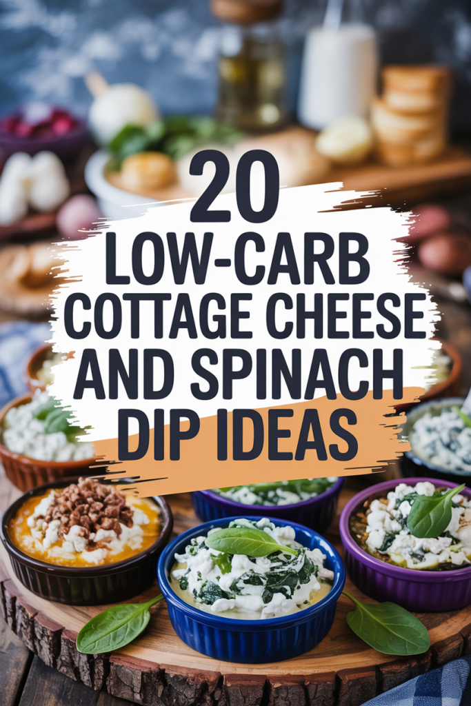 Low-Carb Cottage Cheese and Spinach Dip Ideas