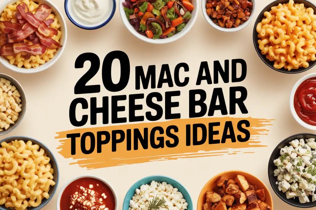 Mac and Cheese Bar Toppings Ideas