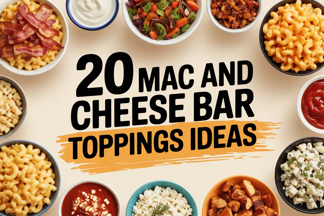 Mac and Cheese Bar Toppings Ideas