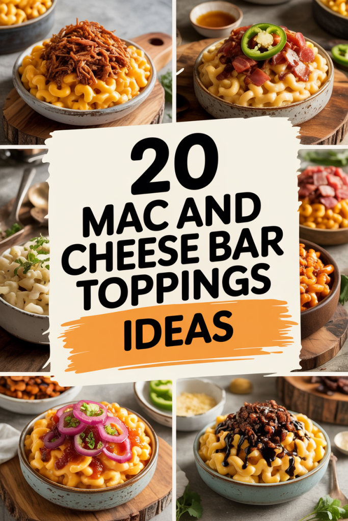 20 Mac and Cheese Bar Toppings Ideas