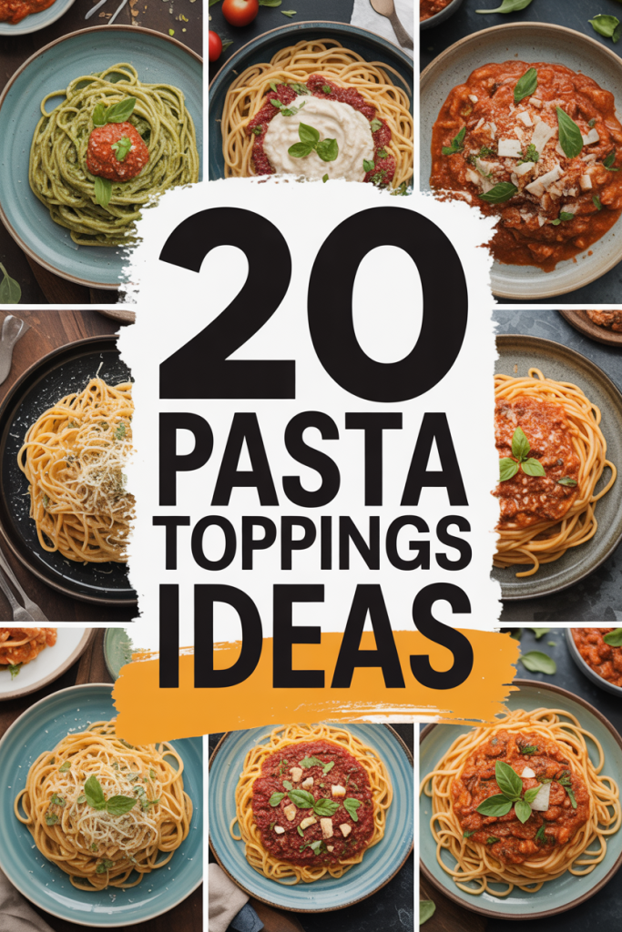 Pasta Toppings Ideas