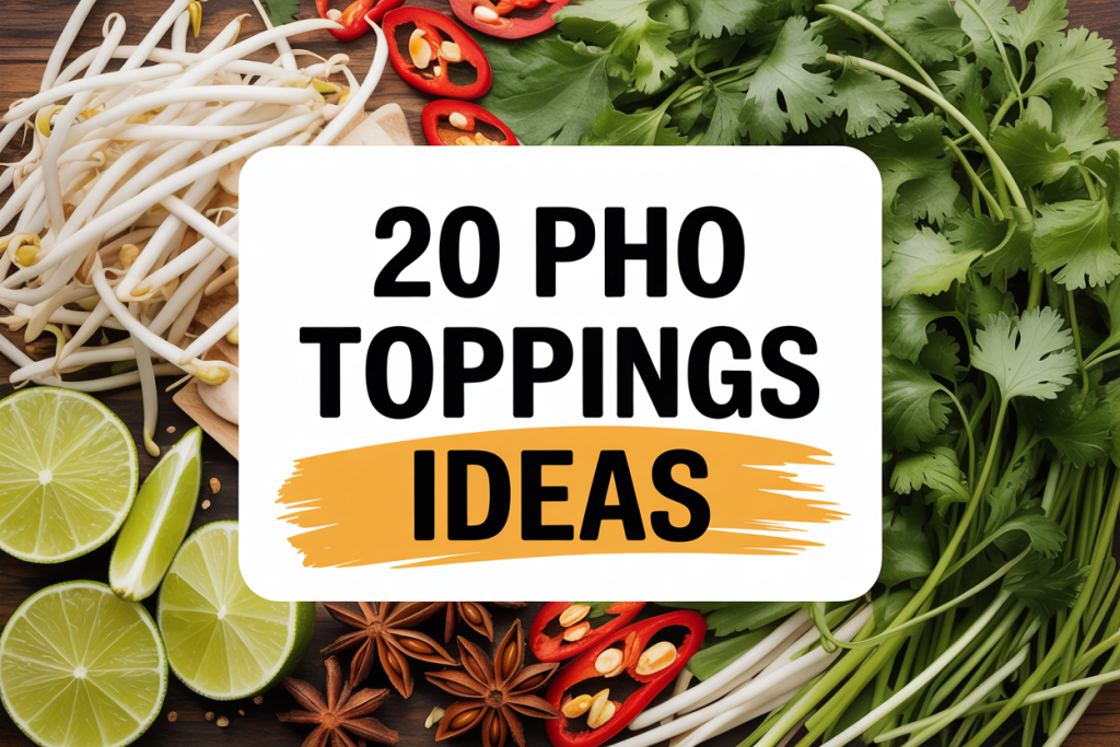 Pho Toppings Ideas