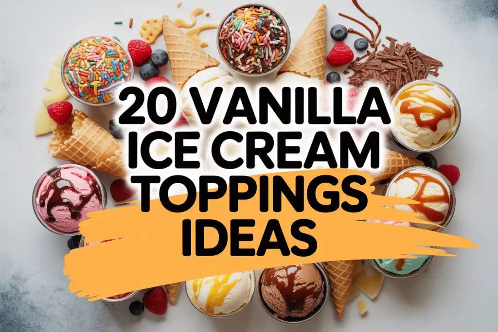 Vanilla Ice Cream Toppings