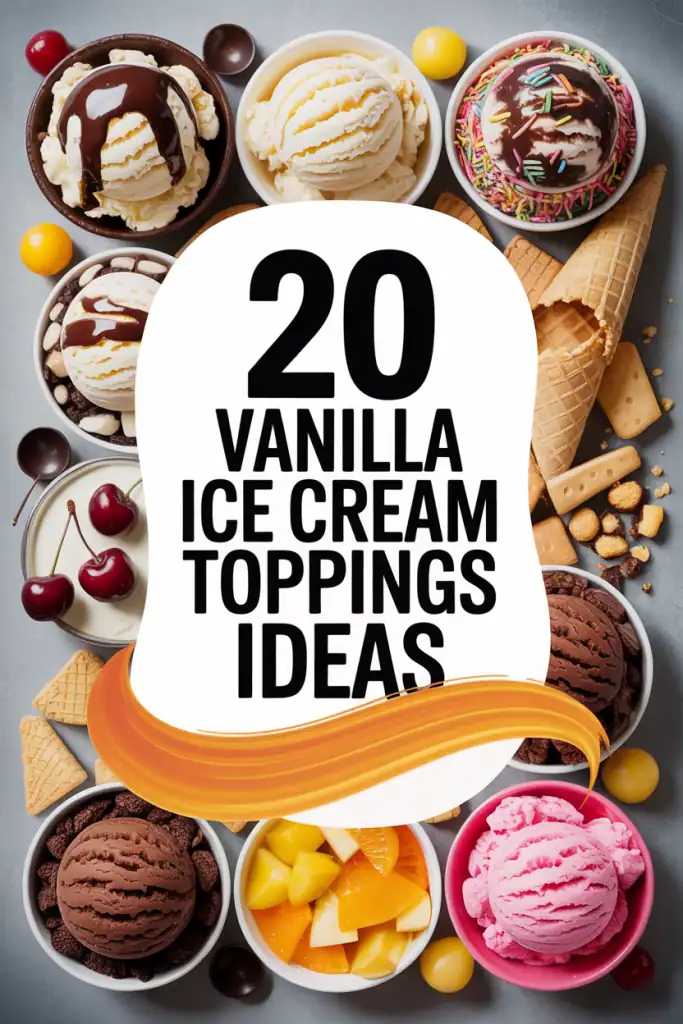 Vanilla Ice Cream Toppings