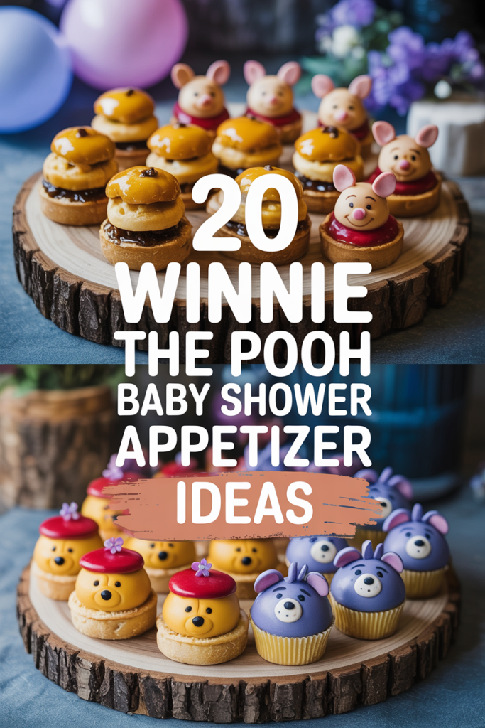 Winnie the Pooh Baby Shower Appetizers