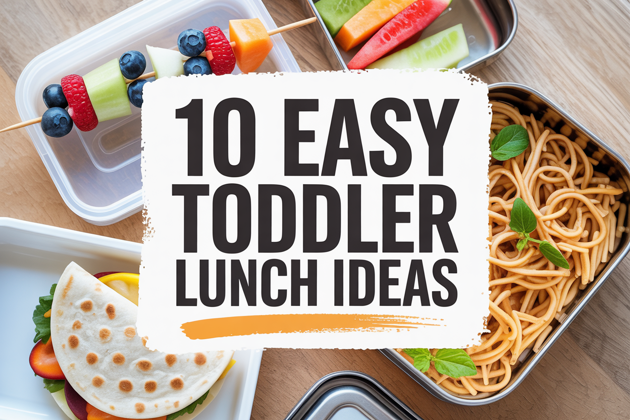 10 Easy Toddler Lunch Ideas
