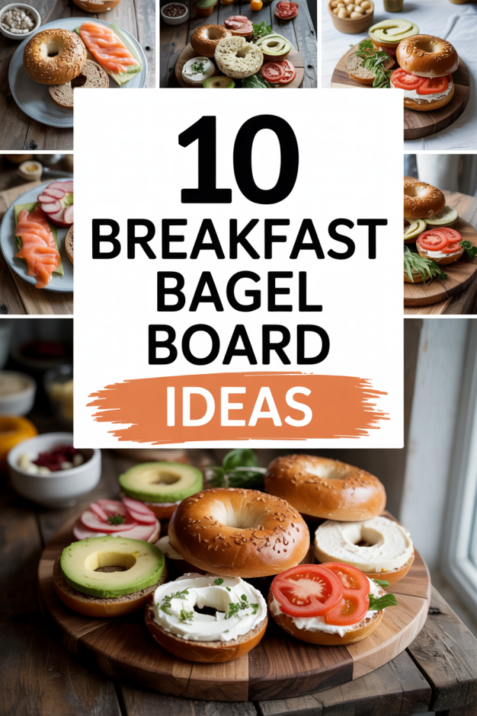 Breakfast Bagel Board Ideas